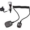Plyisty Cavo per Flash Esterno Alla Fotocamera Cavo di Prolunga Flash per Sincronizzazione TTL da 130 Cm per Fotocamera, con Base Hot Shoe e Interruttore di Blocco, per 600EX RT 580EX