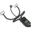 HUSHUI K-808 Strumento Fotografico Portatile Regolabile con Luce Flash Macro con 3 Teste per Scatti Ravvicinati