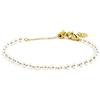 MARLU' BRACCIALE PERLE DIAMETRO 4.30MM CATENA ACCIAIO INOSSIDABILE 2BR0090G-W (PVD oro giallo)