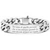 amorili Bracciale Uomo Personalizzato con Incisione Maglia Cubana Groumette in Acciaio Inox - Idea Regalo Personalizzabile per Lui bcc2604c