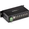 STARTECH Hub USB 2.0 Industriale Montabile 7 Porte Docking Station Nero