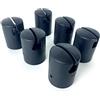 Stylebest Cappucci Durevoli per Pali di Recinzione per Trampolino per Rete di Sicurezza e Prevenzione Infortuni per Bambini ABS 58x32mm Confezione da 6