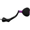Marchfunny Per mulinelli SW5000 SW6000 Maniglia a braccio singolo con impugnatura in EVA e struttura in metallo per personalizzazione e tuning della bobina (argento)