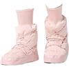 LYXYGMV Stivali da Ballo Alti Caldi Donna for Ragazze, con Polsini Elastici, Neri, for Ballerine, Scarpe Invernali per l'allenamento di Danza in Inverno(Color 9,32-33)