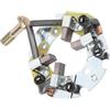 Yctze Set Spazzole di Carbone Fuoribordo, Kit Spazzole di Carbone Motore Fuoribordo 6N7-81840-00 Lega, Installazione Facile con Prestazioni Ottimali per Barca 115 130 150