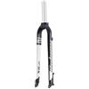JIASHUNHE Forcella MTB Forcella Rigida Opaca Adatta for Mountain Bike in Lega di Alluminio da 26/27,5/29 Pollici, Tubo Dritto, Montante Anteriore 28,6 mm, Forcella MTB(29 inch White)