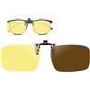 Duroecsain Occhiali da sole polarizzati per la guida notturna, unisex, antiriflesso, per sport all'aria aperta, ciclismo, escursionismo, pesca, motociclismo, campeggio