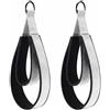 Baoblaze Cinghia Pilates Strap Manici Accessori Allenamento con per E Aderenza Sicura Adatta a Esercizi Intensi E Uso in Palestra Domestica, Bianco