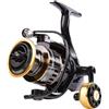 MUXZSIZ Attrezzatura da Pesca Canna da Pesca Mulinelli Mulinello da Leggero Baitcaster ad Alte Prestazioni Adatto a Varie Posizioni e Tecniche Carpa in Acqua, Sfera di Metallo 6000