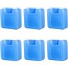 CALLARON 6pezzi Pacchi Congelatori Riutilizzabili in Plastico per Ventilatore Refrigerante Portatile Alta Efficienza di Raffreddamento per Caldo in Campeggio e Casa