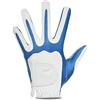 GFDSGRE Guanti Golf Guanti da golf 1pc magici superelastici in pelle 2 colori blu rosso for uomo scolaro(Blue left hand,M 23)