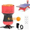 Generic Lanciatore automatico di palline da ping pong, robot da ping pong telecomandato, velocità e frequenza regolabili, contenitore rimovibile per allenamento