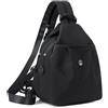 Poystng Borsa a tracolla convertibile antifurto Zaino ergonomico con tracolla regolabile per escursionismo, ciclismo esplorazione della città Borsa a tracolla regolabile