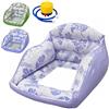 Generic Poltrona da Piscina Gonfiabile con Portabicchieri, Galleggiante da Piscina Gonfiabile a Forma di U, Galleggianti da Piscina per Adulti Pesanti e Galleggianti da Lago, Sedie Comode per Feste in purple
