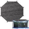 Generic Copertura per tappeto elastico | Rete rotonda per trampolino - Strumento di protezione multifunzionale per feste di compleanno, picnic, cortili ed eventi comunitari