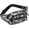 Yeenano Marsupio In Vita, Marsupio Da Corsa, Marsupio Per Bambini, Marsupio Mimetico Da Caccia Con Scaldamani, Cintura In Tessuto Di Nylon, Nero Grigio, Per Ciclismo, Viaggi, Attività