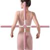 Generisch Bastone da yoga, correttore per raddrizzare la schiena con nucleo in acciaio e schiuma, attrezzatura per alleviare gli urti del collo, per viaggi, riabilitazione, palestra a casa, stretching