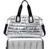 Generic Borse sportive da uomo - Borsa tote spaziosa e spaziosa, sacco da boxe multitasche, per uomini e donne, viaggi, sport, nuoto, yoga, lavoro, fine settimana, affari,, Nero, Patrz opis, Unisex - Adulto