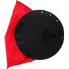 Balacoo Copertura per Boccaporto Kayak Rotonda in Abs Antiscivolo con Borsa Portaoggetti Nera per Canoa e Attività di Canottaggio