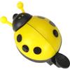 GATHINESS Campanello per Bici a Forma di Coccinella Giallo per Manubrio, Suono Chiaro Apertura a Piegamento Premendo Antenna, Accessorio Bici Resistente per Colore Casuale