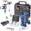 Borgen Kit Spurgo Freni PRO per Freni a Disco Magura per Bicicletta - Kit spurgo freni magura con istruzioni, incl. 2x100 ml olio minerale magura, per Magura MT7, MT5 e altri modelli