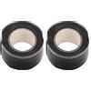Mimdixy Nastri antiscivolo in silicone da 2 pezzi, nastro sigillante biadesivo portatile flessibile autoadesivo, accessori per remi canoa, kayak, pagaie dragon boat in fibra di carbonio (Gialla)