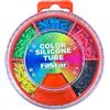 PRO FILSTAR Set di 5 Colori Fermaposse in Silicone Dia 0,8-1,8mm | Stopper Pesca per Galleggiante da Pesca - Anelli per Pose - Montaggio Pose - Accessori - Fishing Kit - Carpfishing - Sport