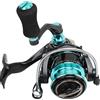 HUSHUI Mulinello da Pesca Spinning in Metallo Leggero Ad Alta velocità per Acqua Salata e Acqua Dolce 1 unità (DH1500 Braccio singolo)