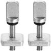 Generico Vite per pinna per tavola da surf - Vite a testa zigrinata di ricambio in acciaio inossidabile 316, hardware per surf resistente | Componente accessorio marino resistente alla ruggine, parte affidabil