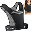 Meruipok Gilet Da Running Con Borraccia | Pettorina Da Trekking Riflettente | Zaino D'Acqua Da Corsa,per Escursionisti Campeggiatori Pescatori Runner Motociclisti Ciclisti Viaggiatori Pesca Campeggio