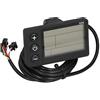 HUSHUI Pannello Display LCD Impermeabile Leggero per Accessori per la Guida di Scooter per Biciclette Elettriche 80x48mm Plastica Antipioggia 1 Pezzo (48 V)