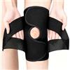 APGLSXY Ginocchio nero traspirante tessuto poliestere per atleti corridori appassionati di fitness basket ginocchio manica