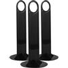 BATHVEVE Porta Coni Disco Calcio Set da 3 in Pp Nero per Allenamento Calcio Supporto Multifunzionale Decor e Organizzazione Attrezzatura Sportiva