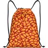 HLBSDM Sacchetti con coulisse per fagioli al forno, sacca sportiva da palestra, zaino da yoga per adulti, 14x16,9 pollici, piccolo