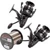 Ultimate ULX Carp 10000-2pcs Combo With Nylon - Kit Carpfishing