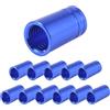 Yocdunm Puntali da golf in alluminio .370 da 25 mm per ferri da stiro, accessori per mazze da golf, 12 pezzi