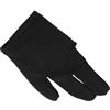 YARNOW Guanti da Biliardo e Superficie Antiscivolo Nero Retro Traspirante a Tre Dita in Spandex per Giocatori di Pool e Biliardo