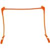 KHBUAB Festa Calcio Decor Ostacolo di Allenamento Pieghevole per Agilità, Materiale Plastico Arancia, per Attrezzatura per Allenamento di Calcio Outdoor