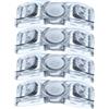 POPETPOP Fibbia in Plastica per Occhialini da Nuoto, 4 Unitá Design a Scatto, Compatibile Fascia da 10mm-13mm, per Festa Estiva e Accessori per Occhialini da Nuoto