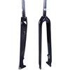 JIASHUNHE Forcella MTB Forcella in Fibra di Carbonio for Mountain Bike MTB Bicicletta Freno a Disco Rigido 26 27,5 29 Pollici Tubo Dritto 28,6 mm(26 ER Glossy)