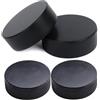 Generico Street Hockey Training Balls - 4 Pack Official Regulation Size Practice Equipment, 3 Inch Diameter 1 Thickness | For Indoor Sports Drills And Skill Use, Hockey Training Balls, Indoor Equipment