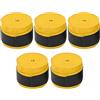 Mimdixy 5 Pezzi Nastro Grip per Racchetta da Tennis, Nastro Overgrip per Racchetta da Tennis Antiscivolo in PU Pretagliato, Overgrip per Racchetta da Badminton per Racchette da Tennis (Rossa)