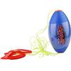 LICAEVEY Jumbo Palla Navetta Cooperativa per Due Persone con Impugnatura Ergonomica, Palla da Tirare in Plastica PE per l'interazione Genitore-figlio, Corda Cerata, Gioco di Allenamento per la (BLUE)