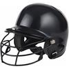SunsoilGiant Baseball Guard Bambini Elmetto Protettivo Baseball con Griglia Facciale Struttura Rinforzata Imbottitura Interna Ventilazione Efficace Adatto a Giochi Giovanili, Nero, Adulto A