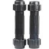 FOYTOKI Connettore in Alluminio e Plastica Nero da 28mm per Barca, Resistente, Leggero e Adatto per Accessori Kayak e attività Nautiche