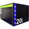 POXZSFX Jumping Box Plyo Box Fitness Esercizi Step Up Imbottitura morbida per la sicurezza Migliora le prestazioni in tutti gli sport Palestra domestica
