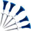 LuoAXINN Tee da Golf 5 Tee da Golf in plastica Regolabili 85 mm/3,34 Pollici, gittata 22 mm/0,87, Testa in Gomma Morbida, Leggeri for tiri stabili(6pcs)