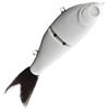 Generico Esche vuote, esche da pesca non verniciate - 2 segmenti Glide Bait Soft Tail,Accessorio da pesca, esca artificiale per trota salmonata