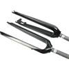 JIASHUNHE Forcella MTB 26/29 Pollici Mountain Bike Full Carbon Fibre Bicicletta Forcella Anteriore Freno a Disco Rigida Opaco MTB Parti(Gloss 29er)