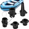 Generic Adattatore per pompa ad aria paddleboard, per gonfiaggio a 4 ugelli, adattatore multifunzione per pompa per kayak, canoa, surf, zattera, spiaggia, lago, campeggio, canottaggio